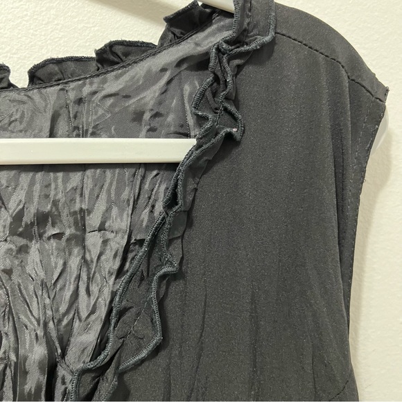 *GOTHIC LACE UP FRONT AND BACK MAXI DRESS BY CLAIRE FRANCE - Picture 6 of 17